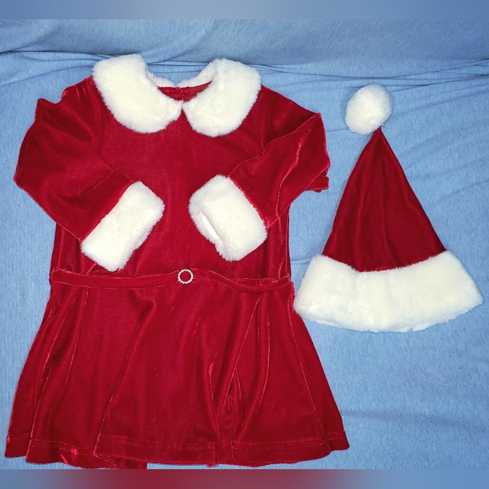 Adorable Marmellata Santa Dress & Hat, 2T